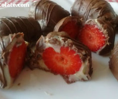 Bombom Trufado com Morango