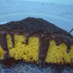 Receita de bolo de prestígio Bolo de Cenoura de Liquidificador com Cobertura de Chocolate