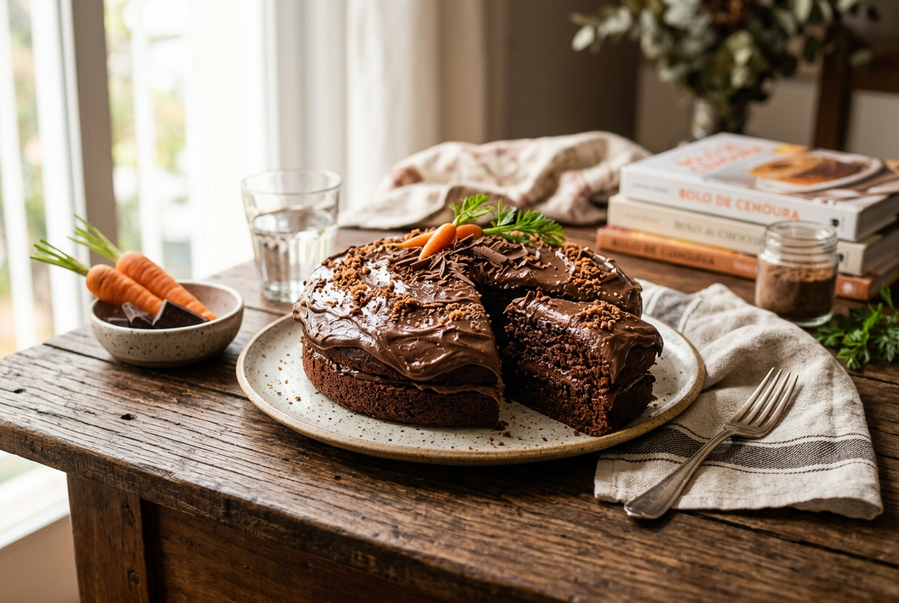 Bolo de Banana com Ameixa Bolo de chocolate fofinho
