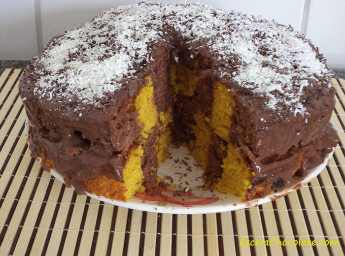 Bolo Xadrez delicioso