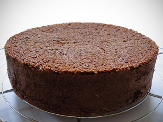 Pão de ló de chocolate